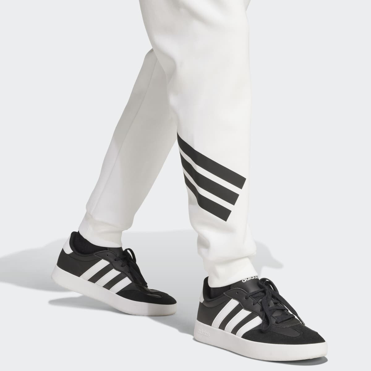 Calças de Homem Future Icons 3 Faixas Branco-5