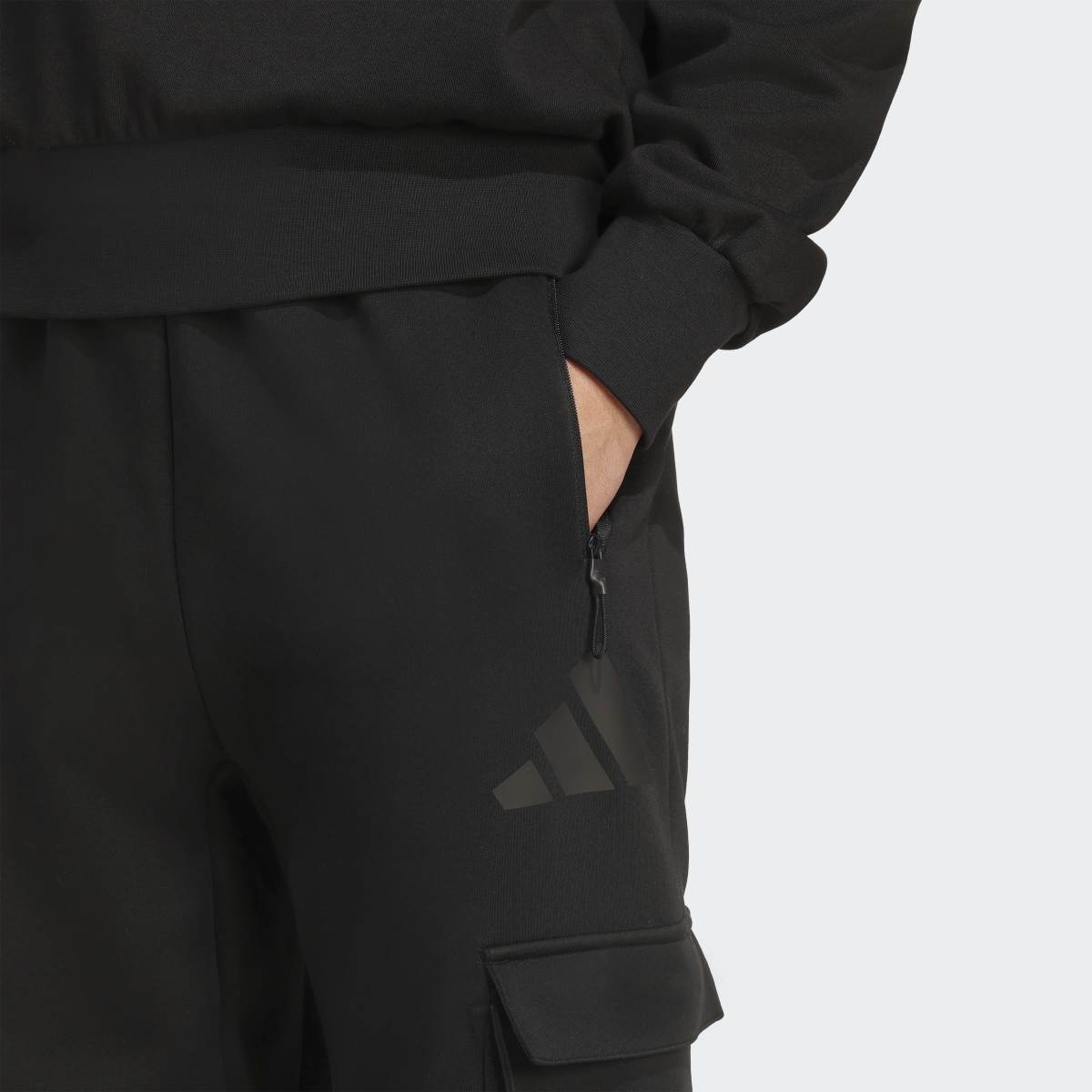 Calças de homem Z.N.E. adidas Preto-4