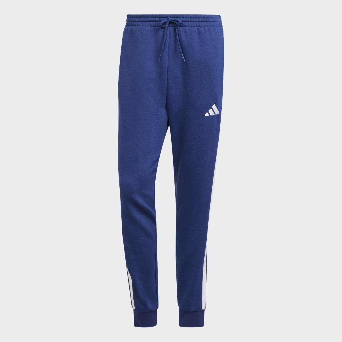 Calças Essentials Fleece 3 faixas Azul-6