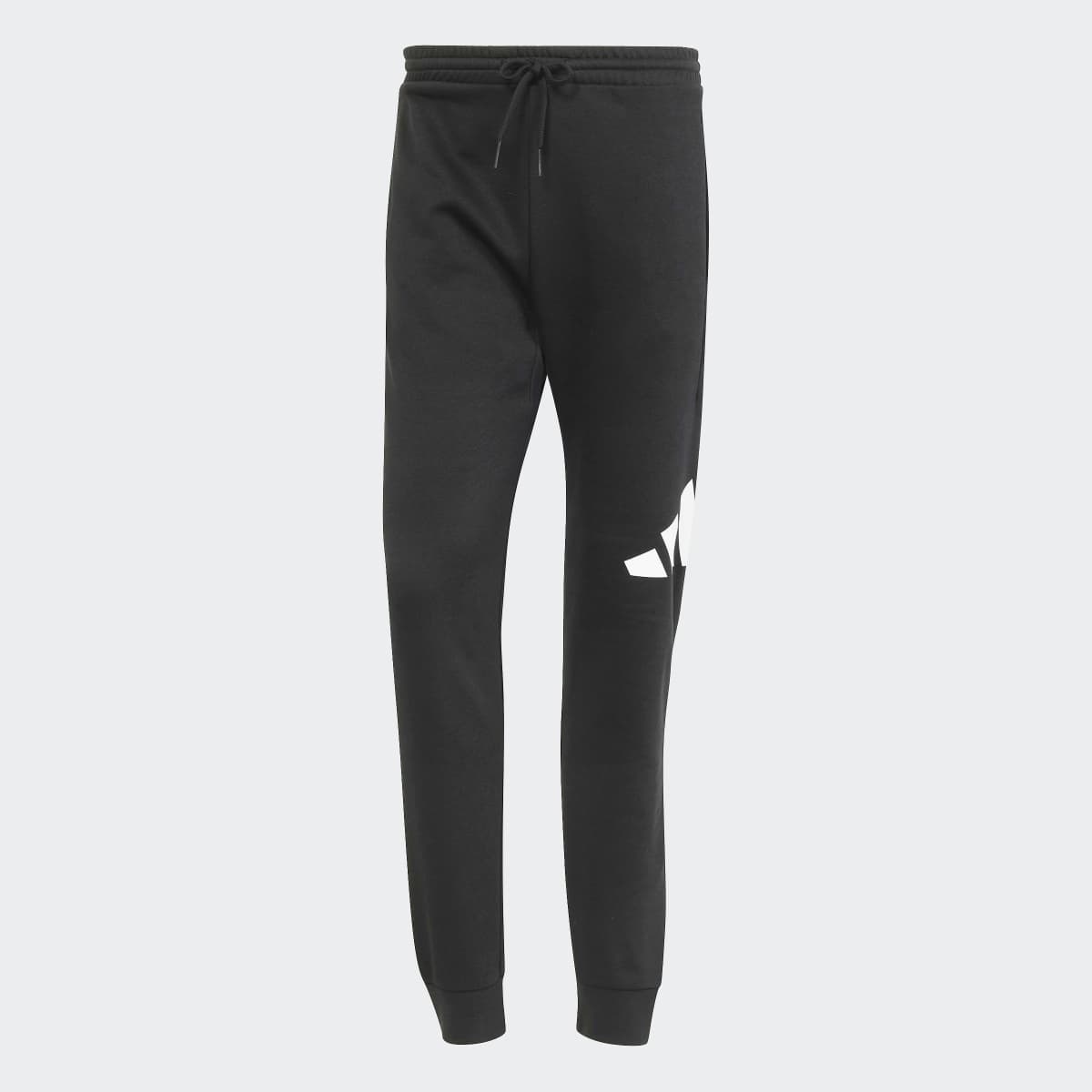 Calças de Homem Essentials Big Logo Cuffed Fleece Preto-6