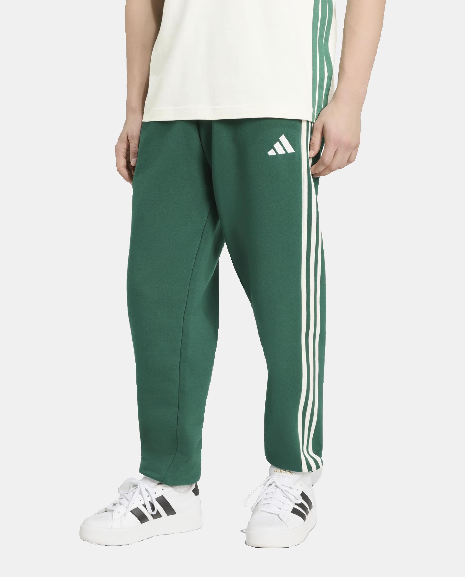 Pantalones de Casual de Hombre M 3S FL TC PT Adidas - Verde Verde-1