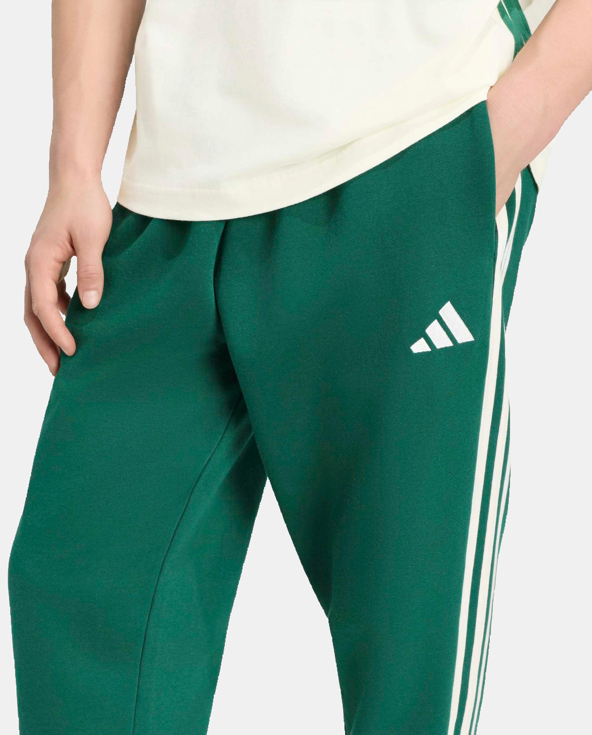 Pantalones de Casual de Hombre M 3S FL TC PT Adidas - Verde Verde-4