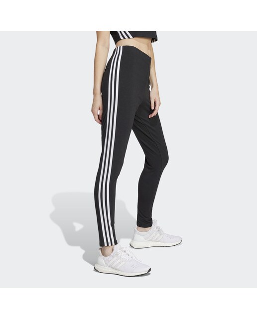 Leggings de Mulher Future Icons 3 Faixas Preto / Branco-5