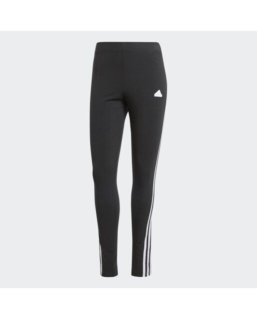 Leggings de Mulher Future Icons 3 Faixas Preto / Branco-6