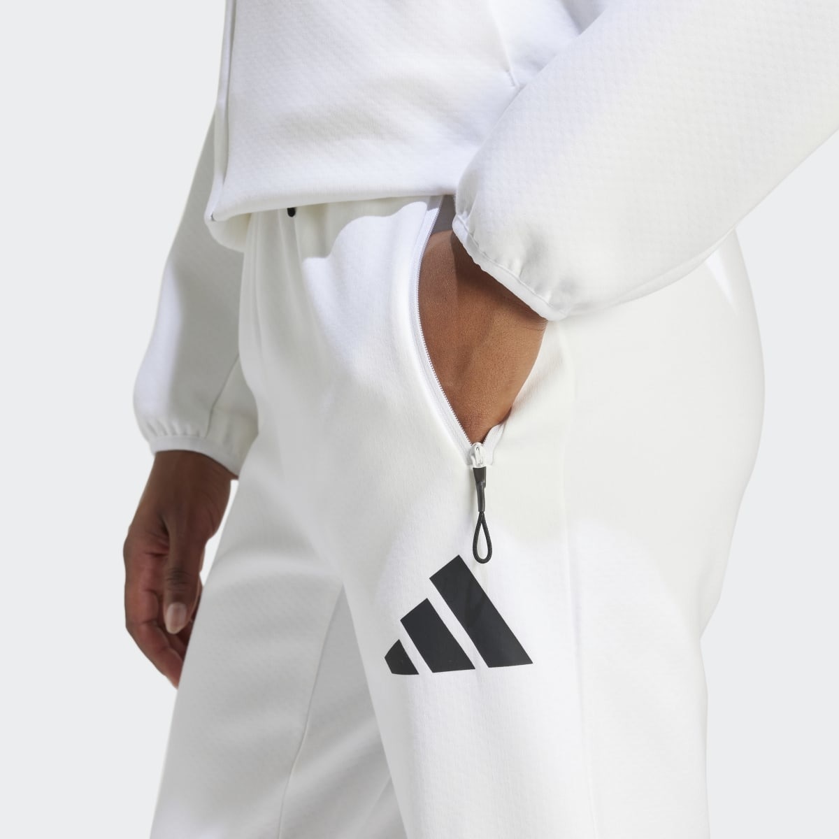 Calças de mulher Z.N.E adidas Branco-4