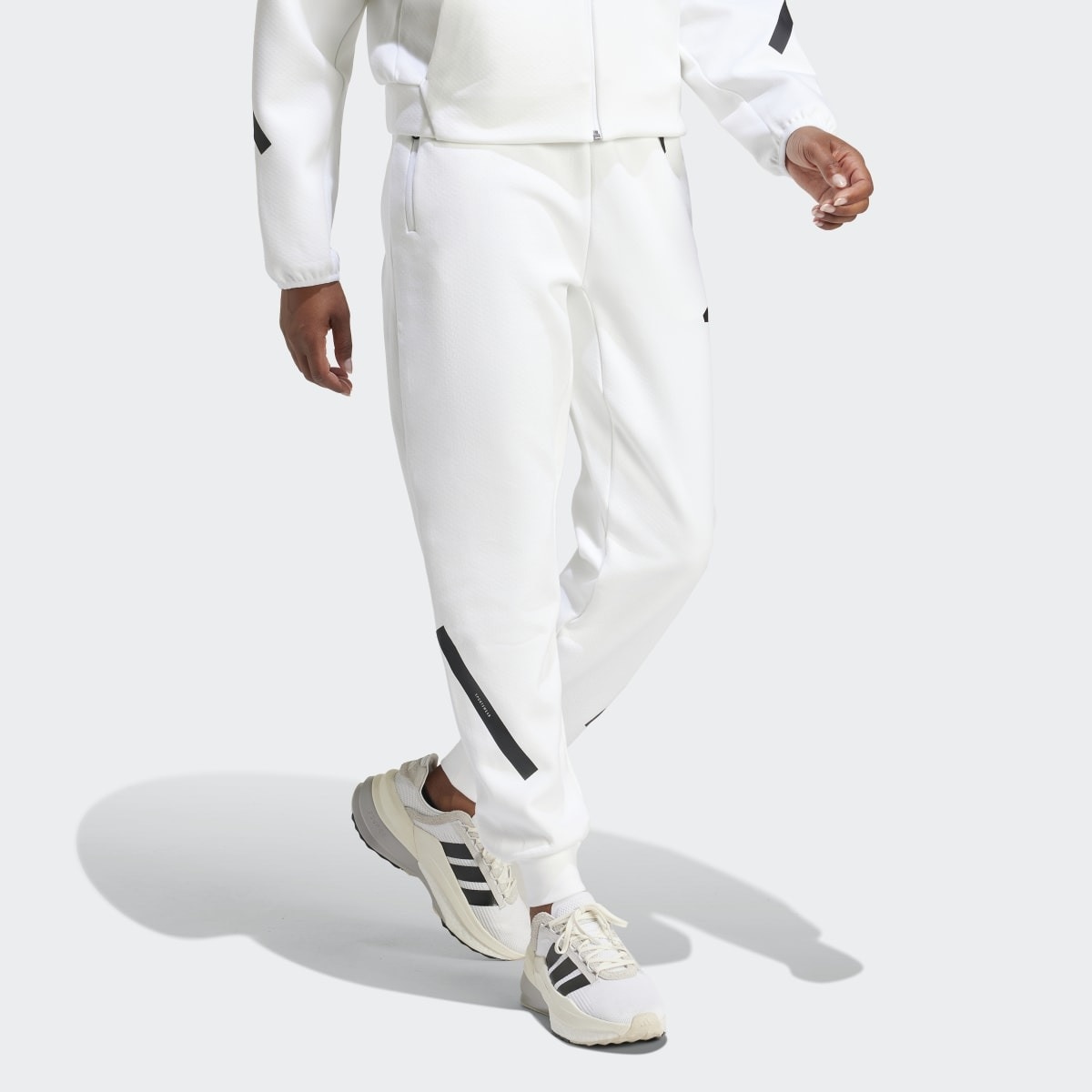 Calças de mulher Z.N.E adidas Branco-5