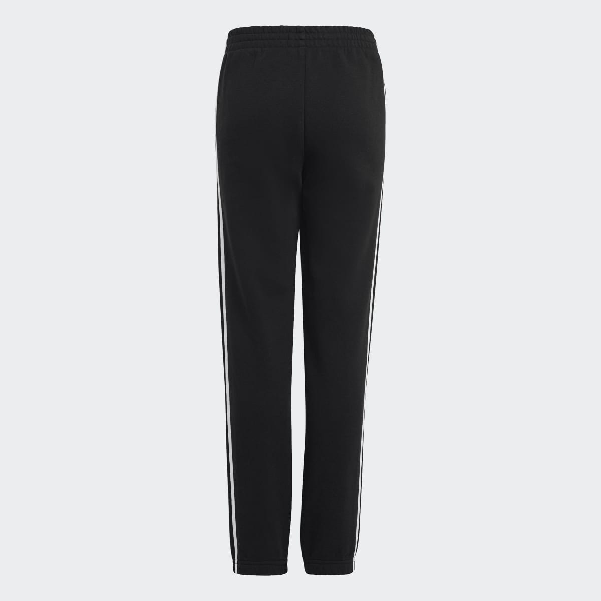 Calças de Criança Essentials Fleece 3 Faixas Preto / Branco-2