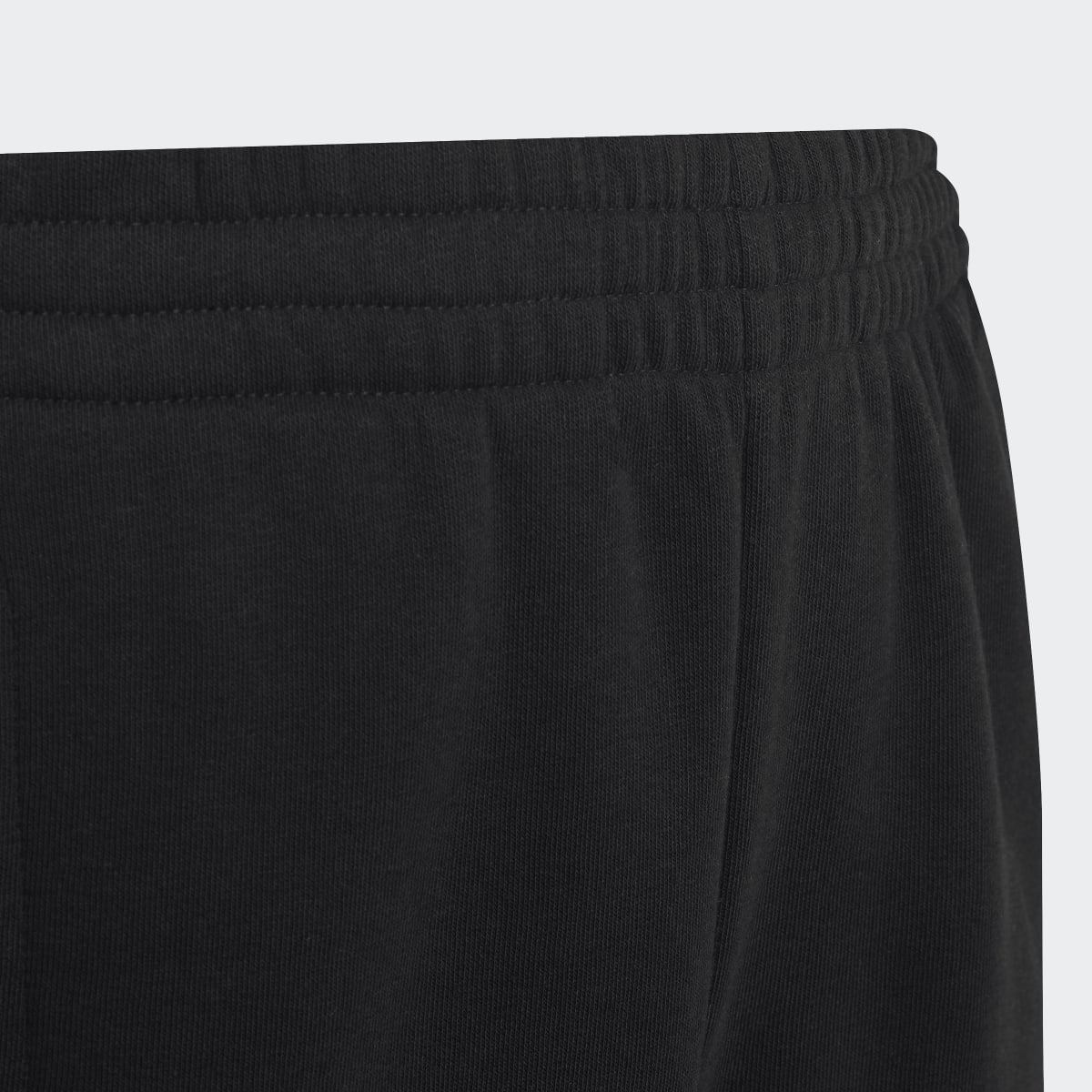 Calças de Criança Essentials Fleece 3 Faixas Preto / Branco-5