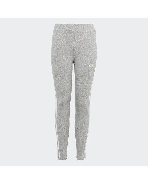 Leggings de Criança Essentials Cotton 3 Faixas Cinzento-1