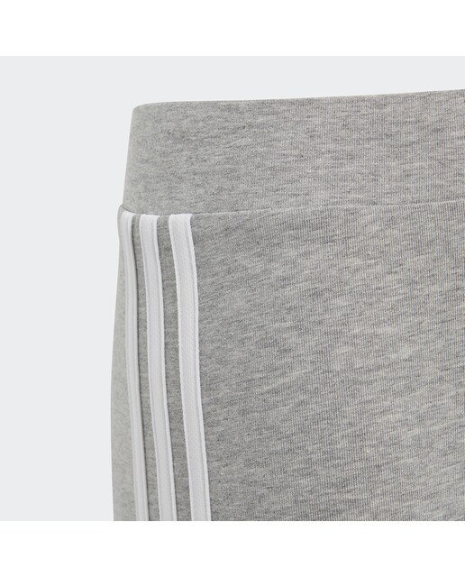 Leggings de Criança Essentials Cotton 3 Faixas Cinzento-5