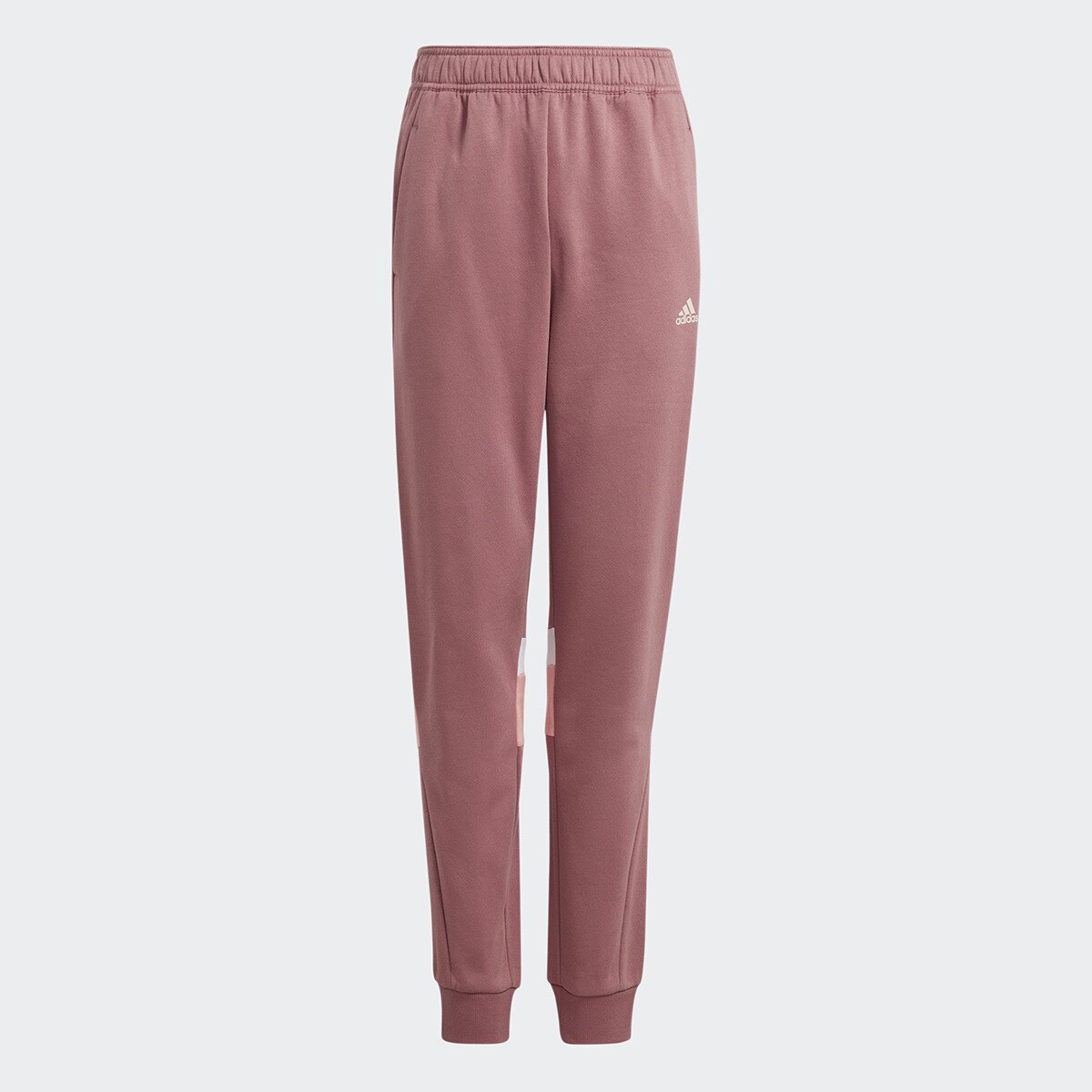 Calças de Menino Tiberio Colorblock Fleece 3 Faixas Vermelho-1