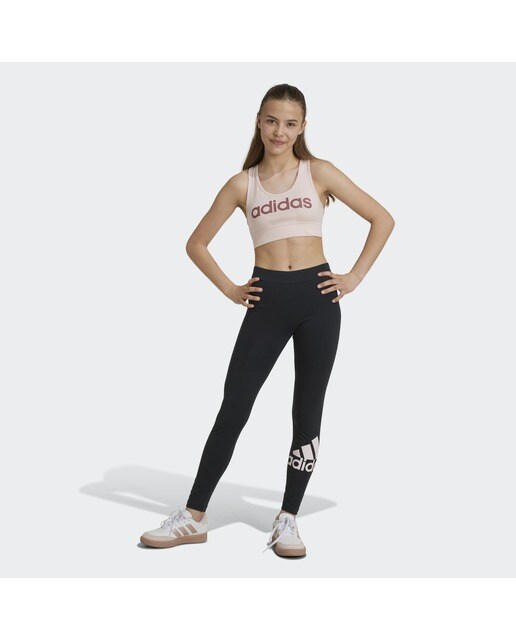 Leggings de Menina Essentials Big Logo Cotton Preto-1