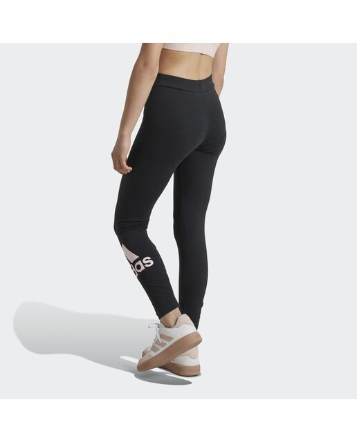 Leggings de Menina Essentials Big Logo Cotton Preto-2