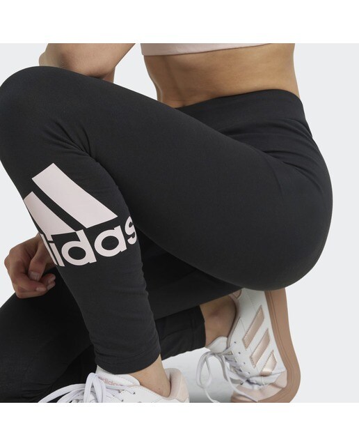 Leggings de Menina Essentials Big Logo Cotton Preto-3