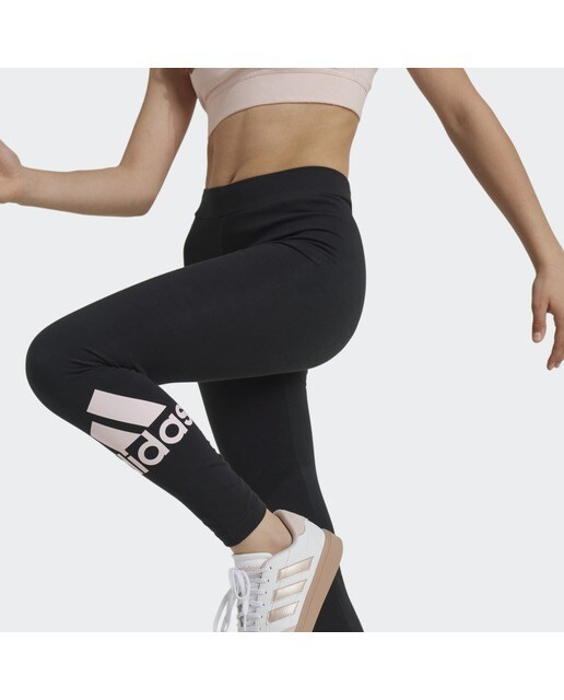Leggings de Menina Essentials Big Logo Cotton Preto-4