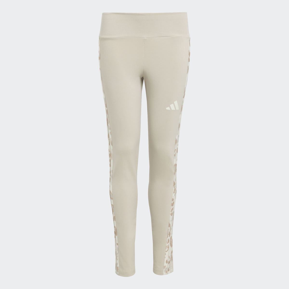 Leggings de Menina 3 Faixas Cinzento-6