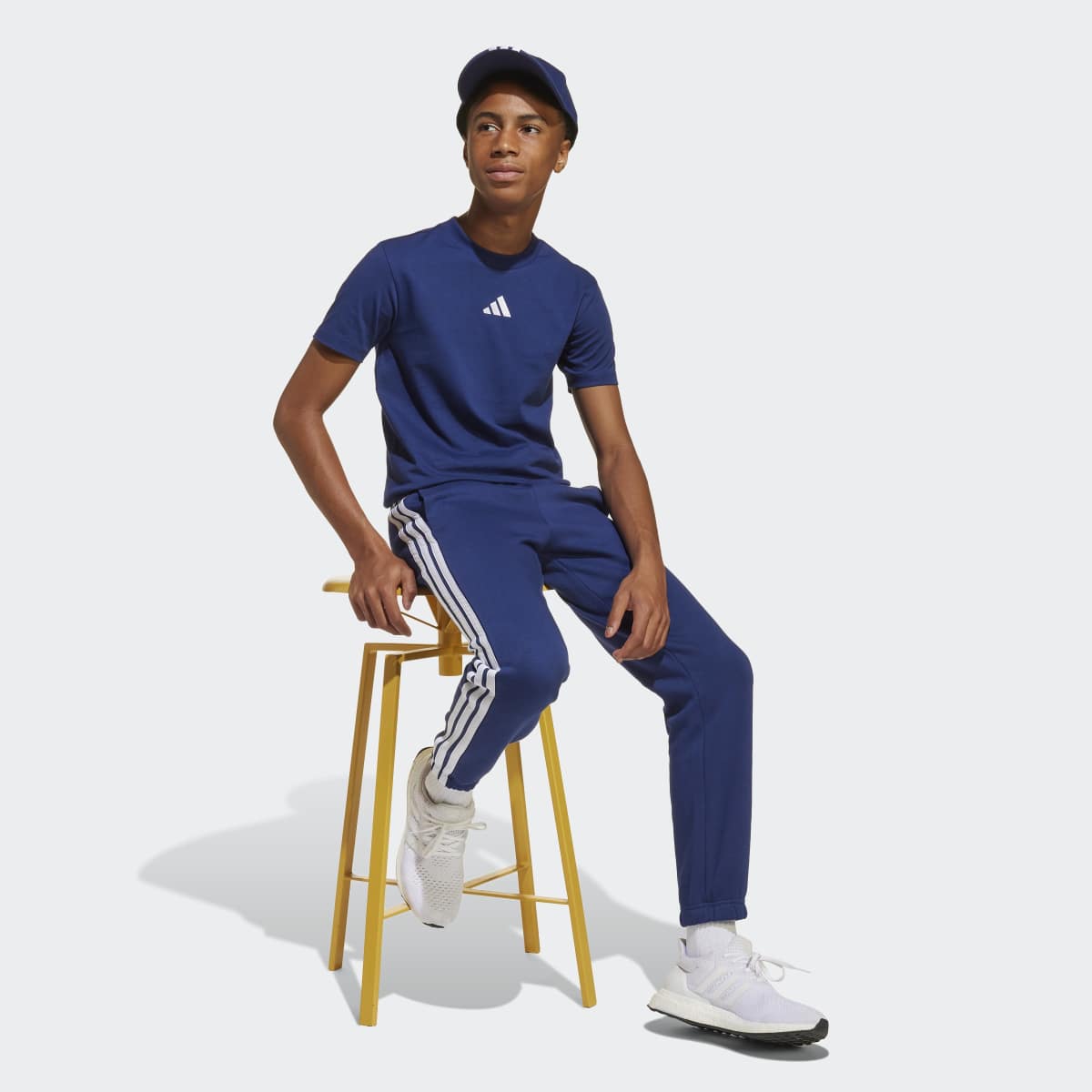 Calças de Criança Essentials Azul-3