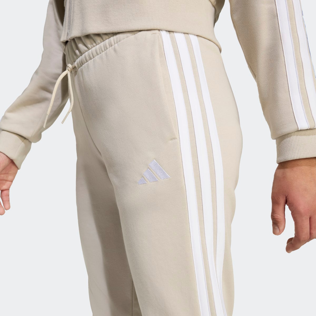 Calças de Menina 3S Essentials Bege-4