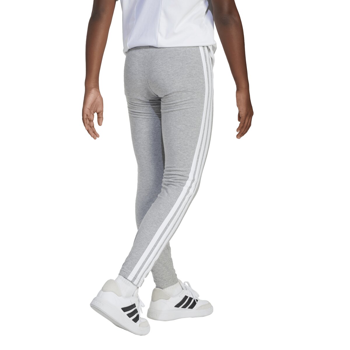 Leggings de menina Essentials Cinzento-3