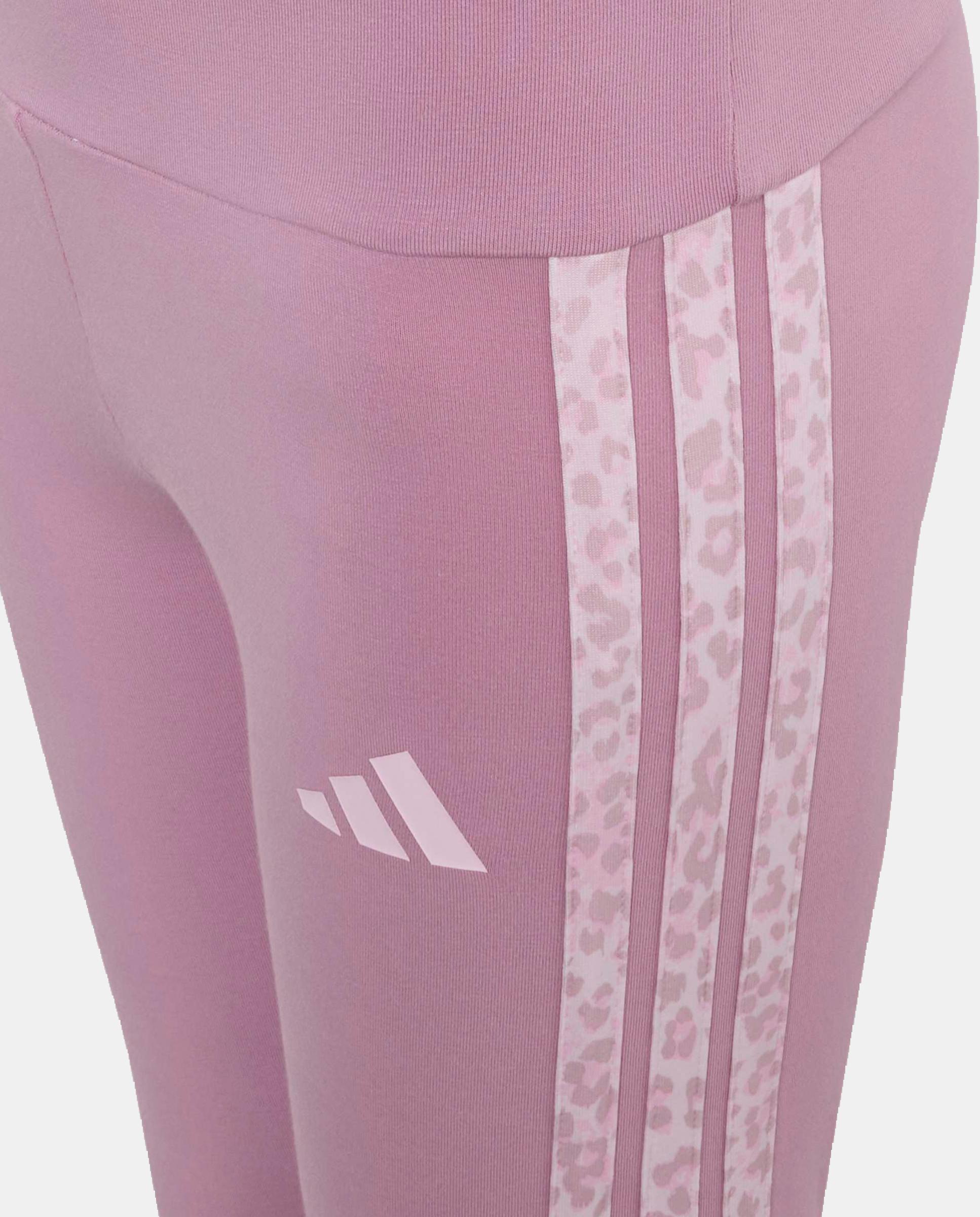 Malla de niña Animal Print adidas - Rosa Rosa-3