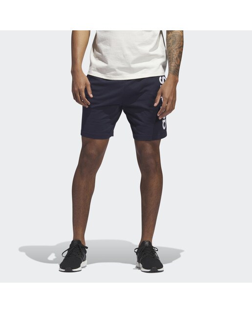 Calções de Homem Aeroready Essentials Single Jersey Linear Logo Azul-marinho-1