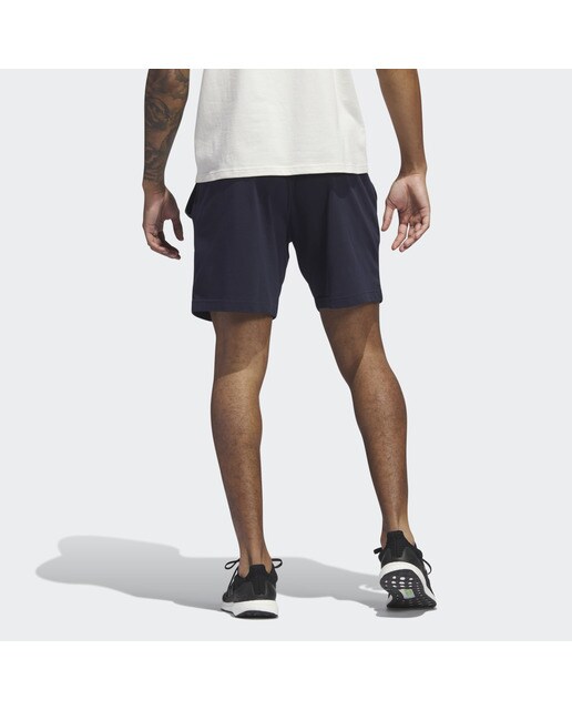 Calções de Homem Aeroready Essentials Single Jersey Linear Logo Azul-marinho-2