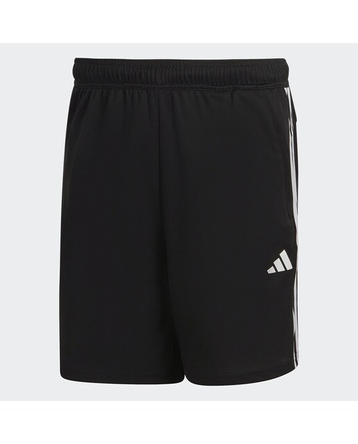Calções de Homem Train Essentials Piqué Training 3 Faixas Preto-6