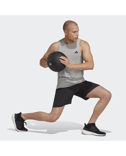 Calções de Treino de Homem Train Essentials Woven Training Preto / Branco-5