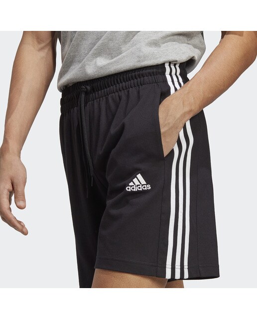 Calções de homem Essential 3 Stripes Preto-4
