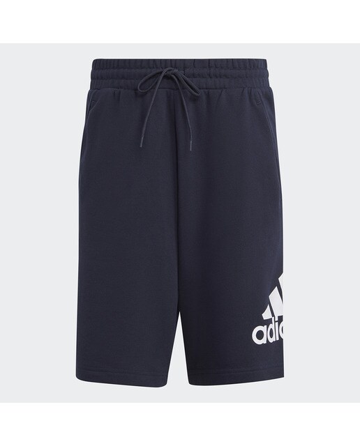 Calções de Homem Essentials Big Logo French Terry Azul-marinho-6