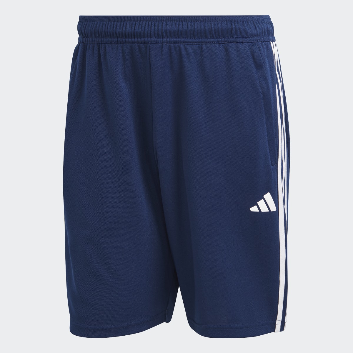 Calções de Homem Train Essentials Piqué Training 3 Faixas Azul-5