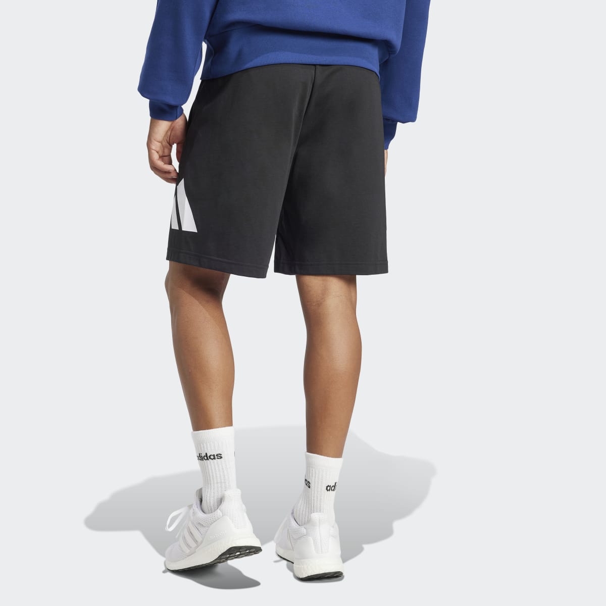 Calções de Homem Essentials Big Logo Single Jersey Preto-2