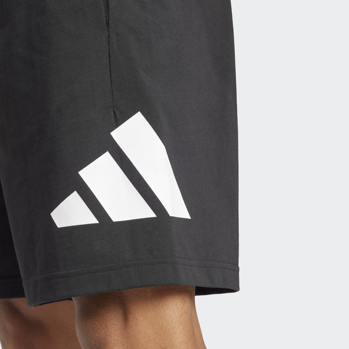 Calções de Homem Essentials Big Logo Single Jersey Preto-3