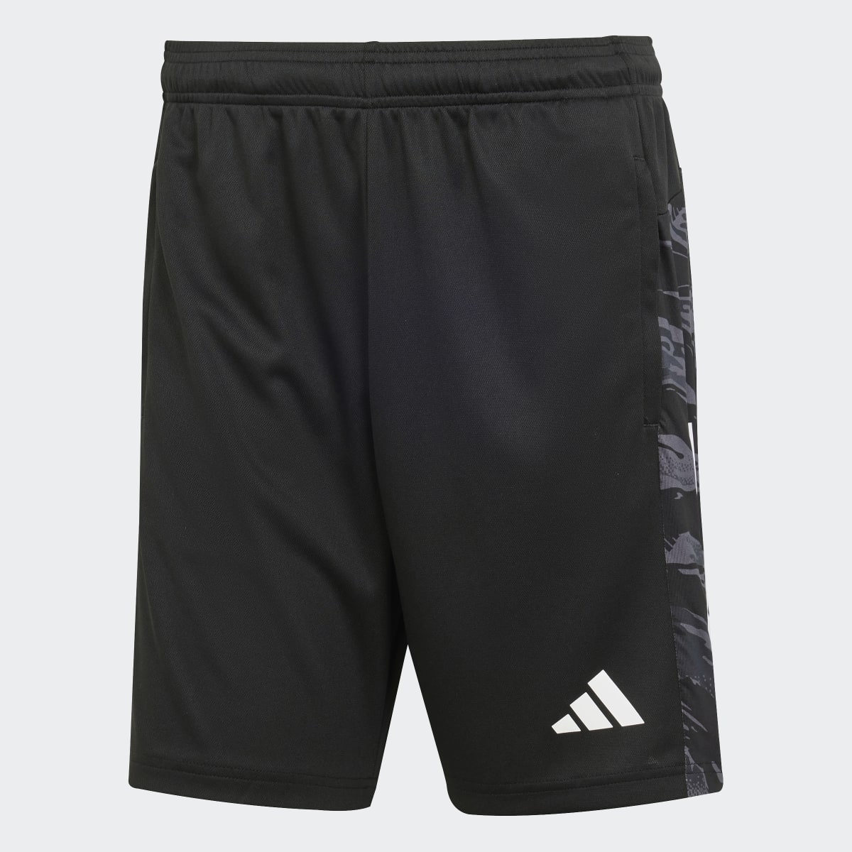 Calções de Homem Train Essentials Camo 3 Faixas Preto-6