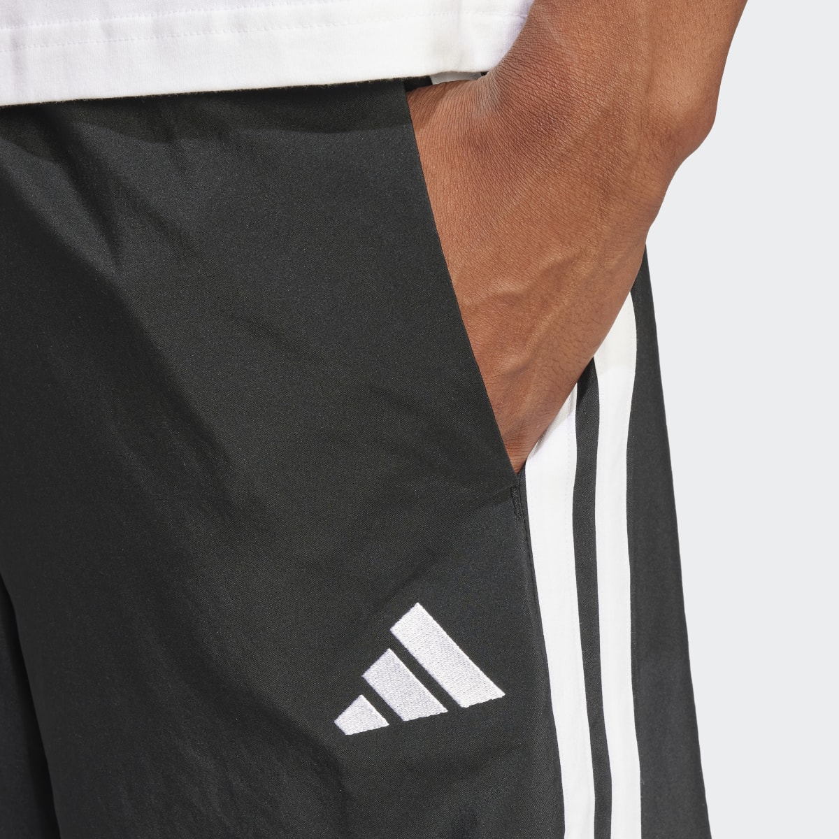Calções de Homem Essentials Chelsea 3 Faixas Preto-3