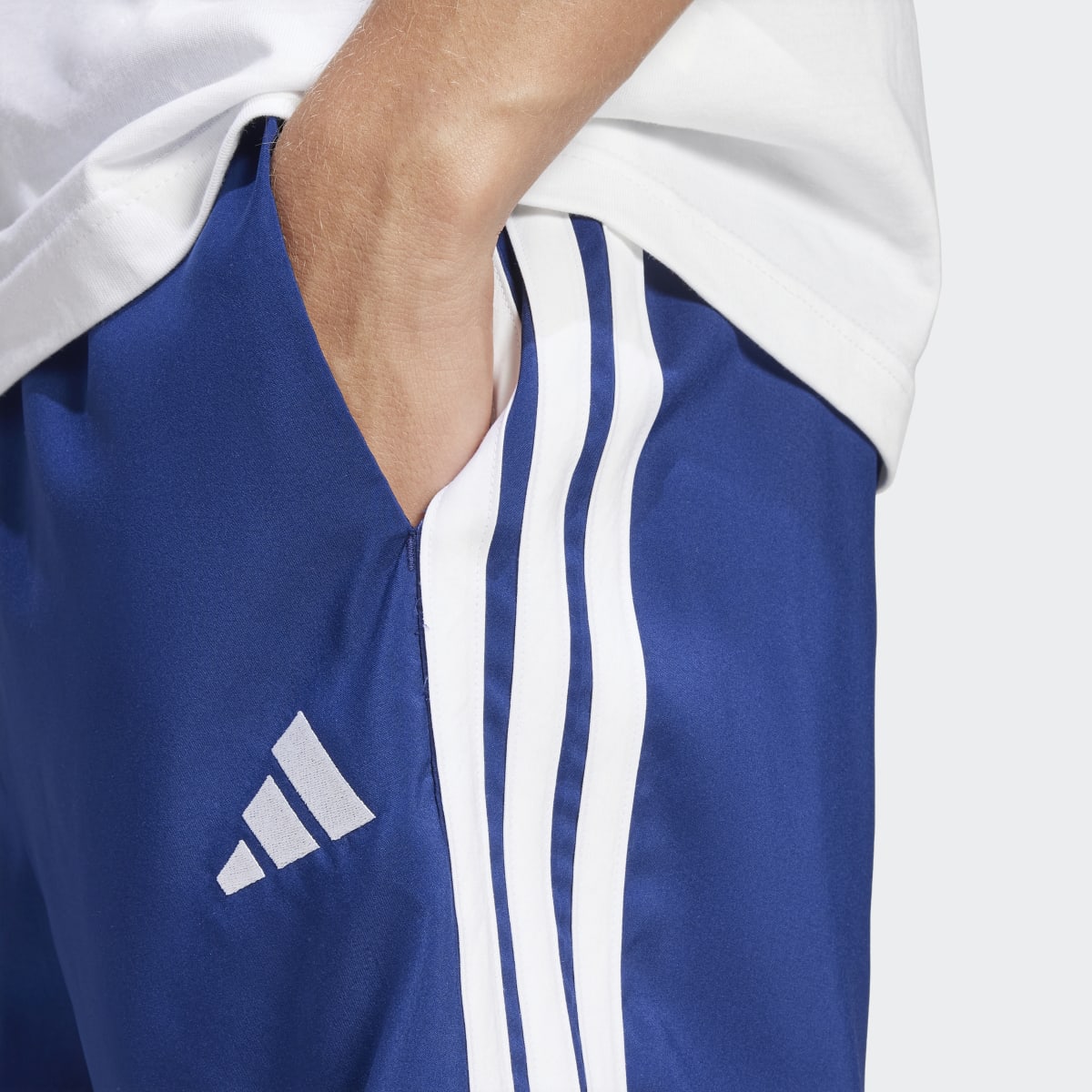 Calções de Homem Essentials Chelsea 3 Faixas Azul-4