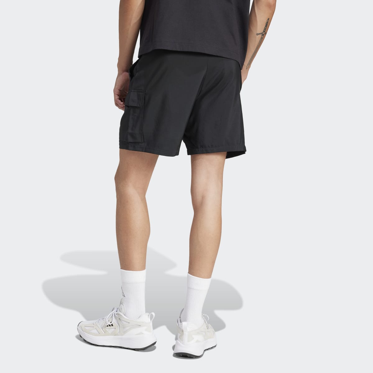 Calças de homem Essentials Adidas Preto-2