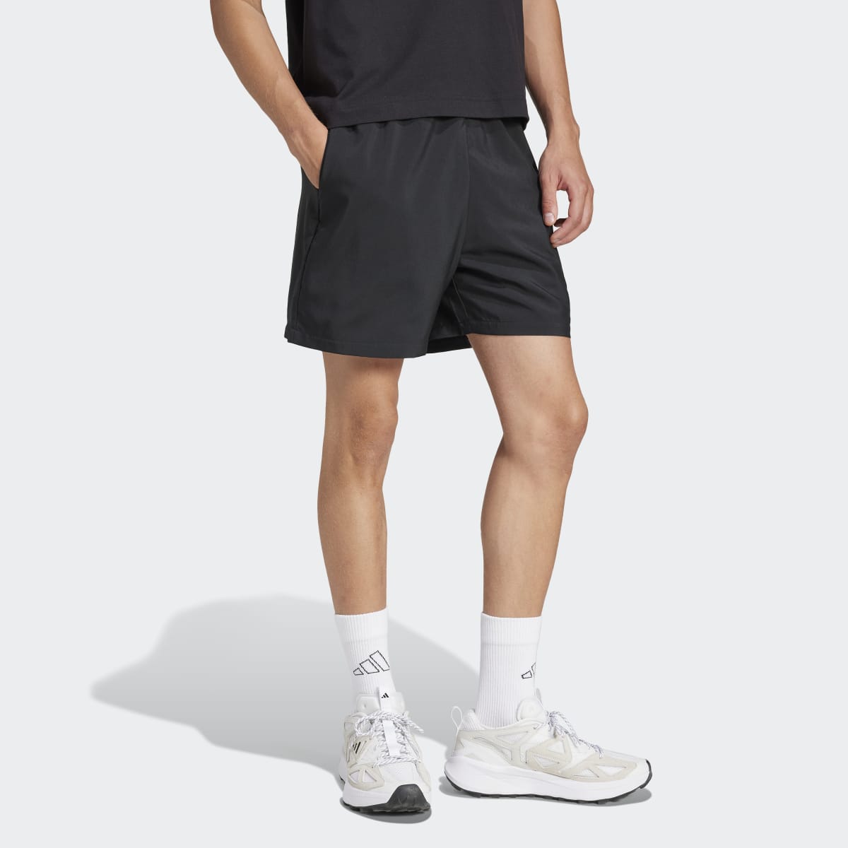 Calças de homem Essentials Adidas Preto-4