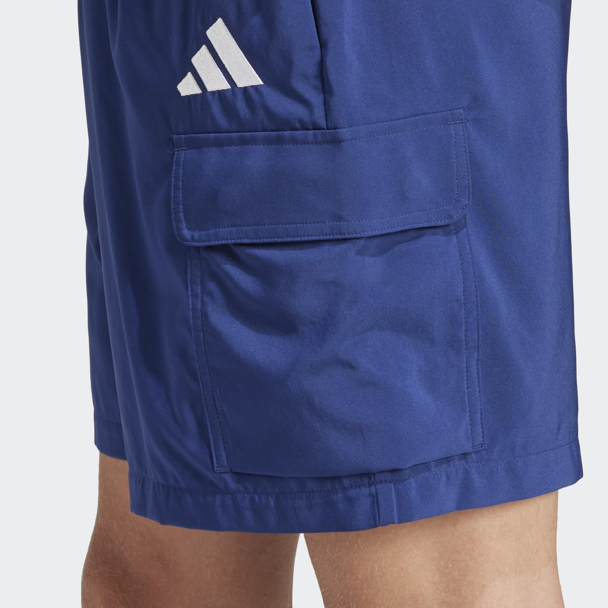 Calções de Homem Essentials Small Logo Cargo Chelsea Azul-3