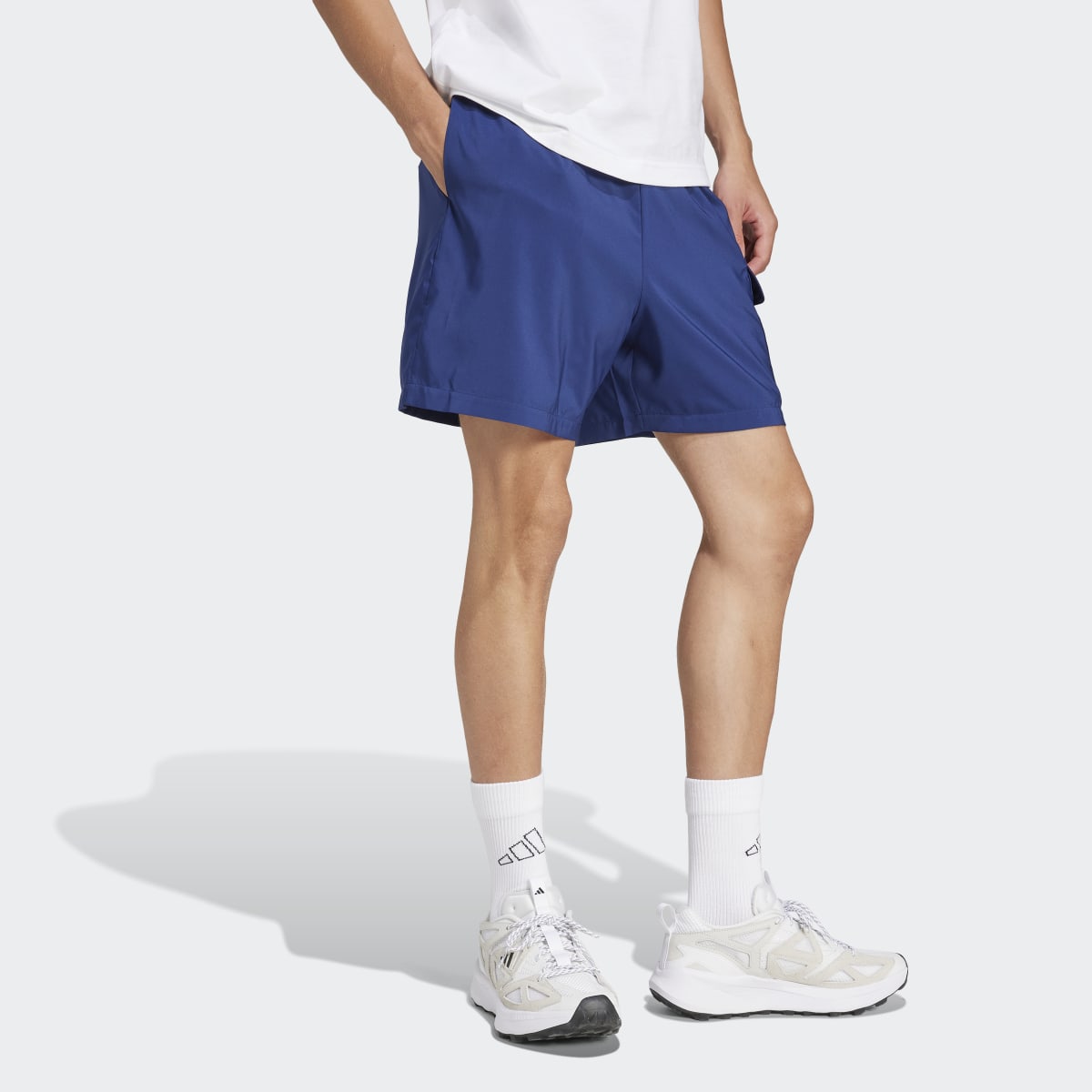 Calções de Homem Essentials Small Logo Cargo Chelsea Azul-4