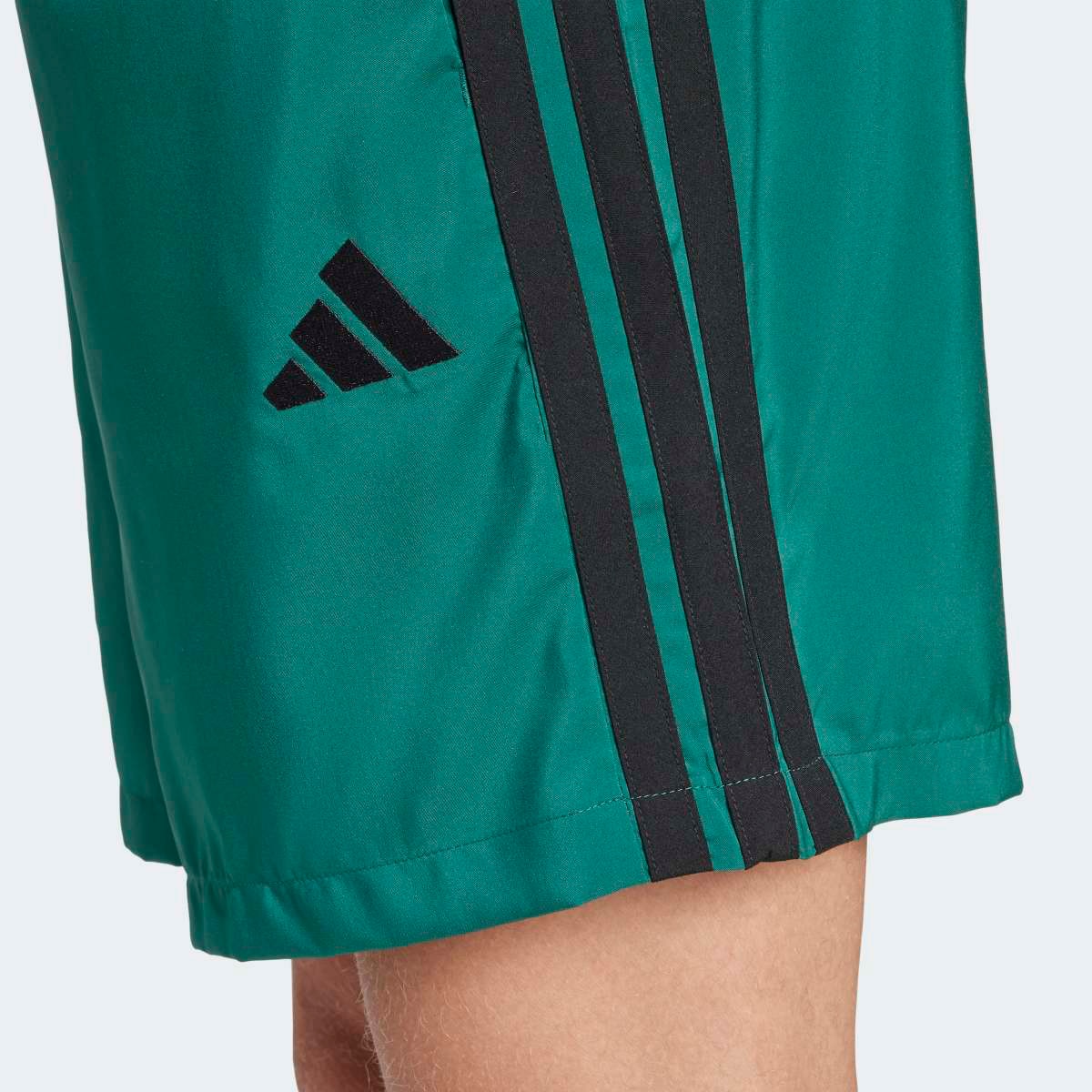 Calções de Homem Essentials Chelsea 3 Faixas Verde-4