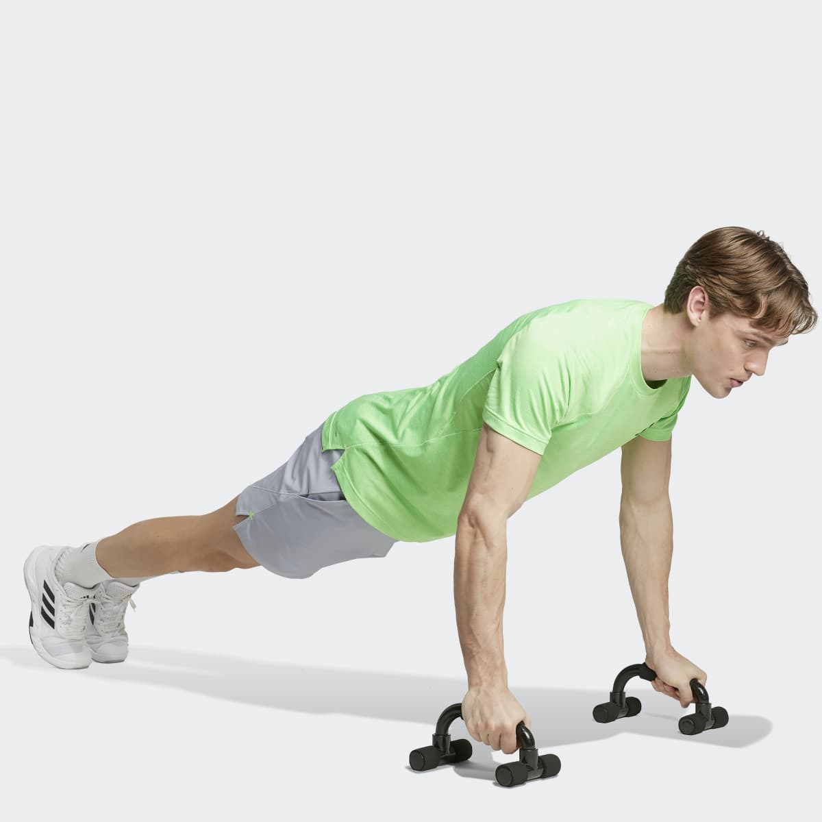 Calções de Homem Gym+ Cinzento-5