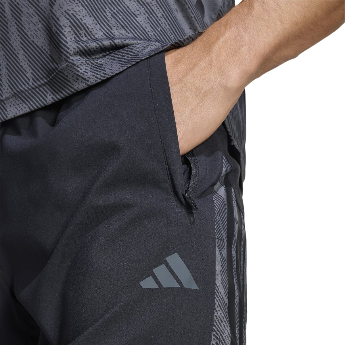 Calções de Homem Workout Essentials Plus Preto-5
