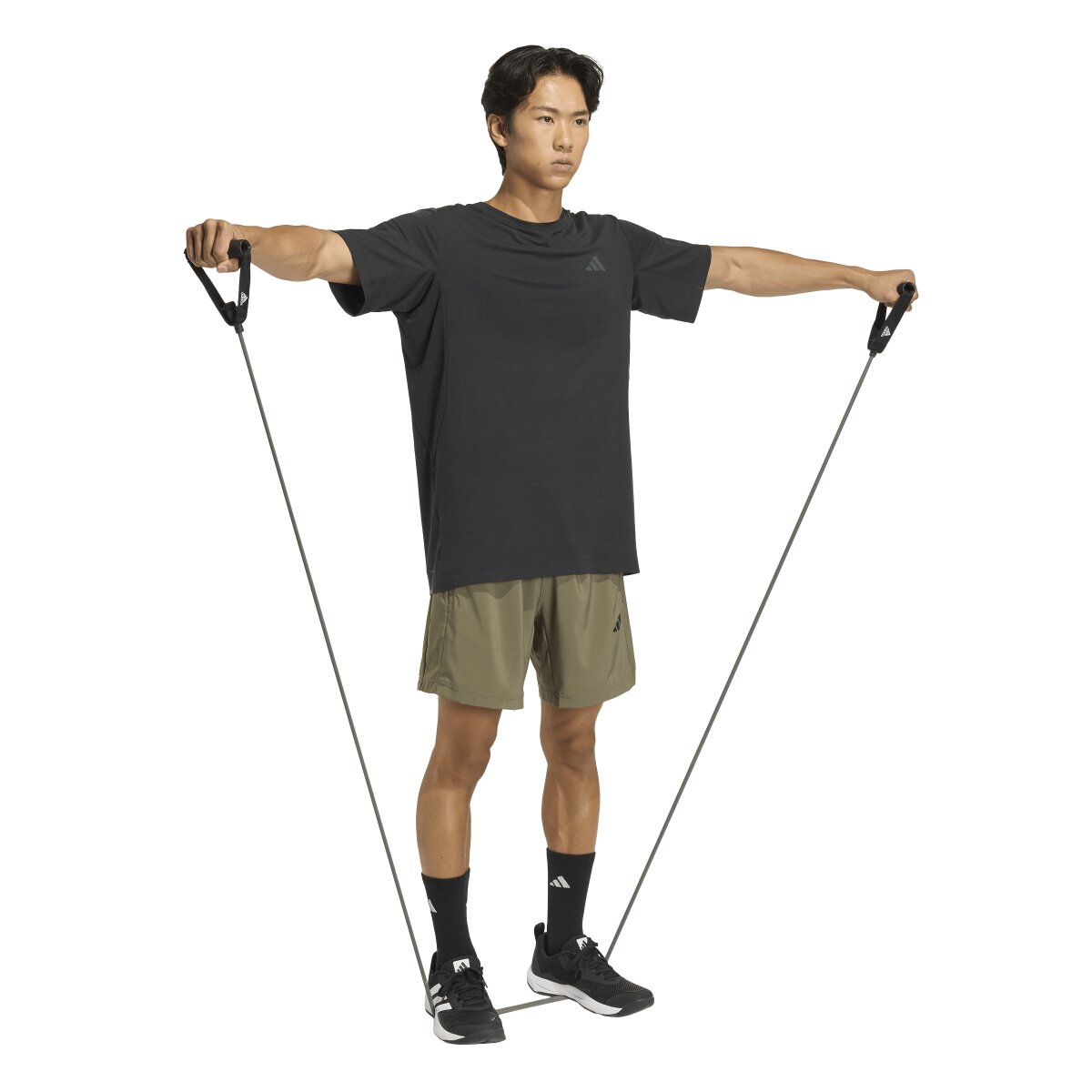 Calções de Homem Workout Essentials Verde-4