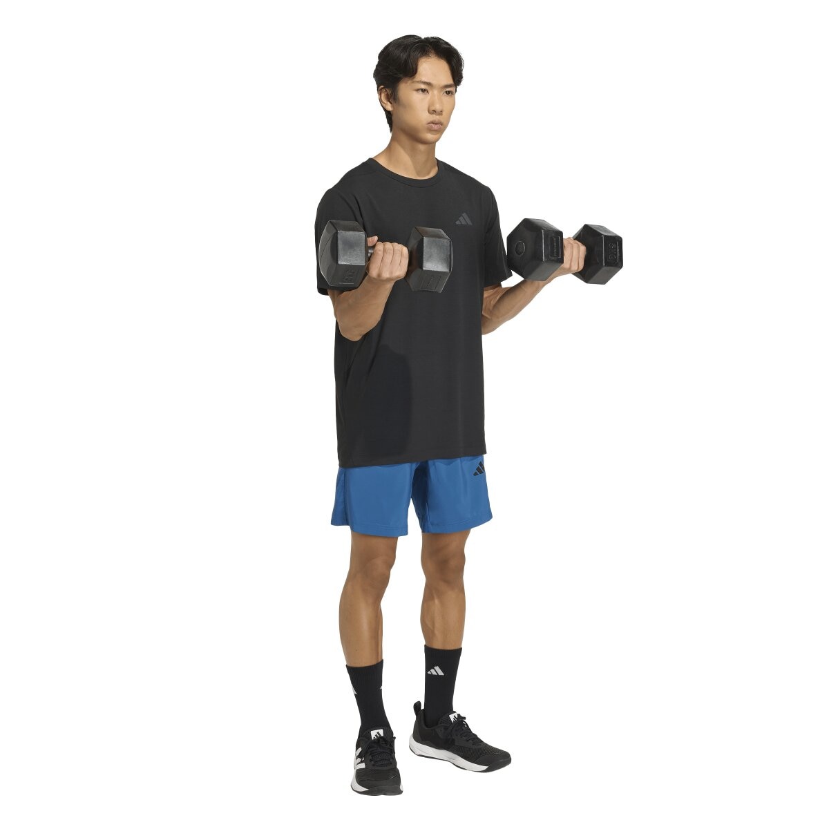 Calções de Homem Workout Essentials Azul-4