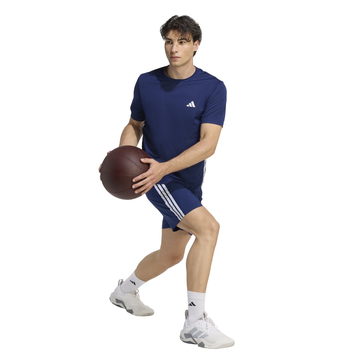 Calções de Homem Workout Essentials Azul-3