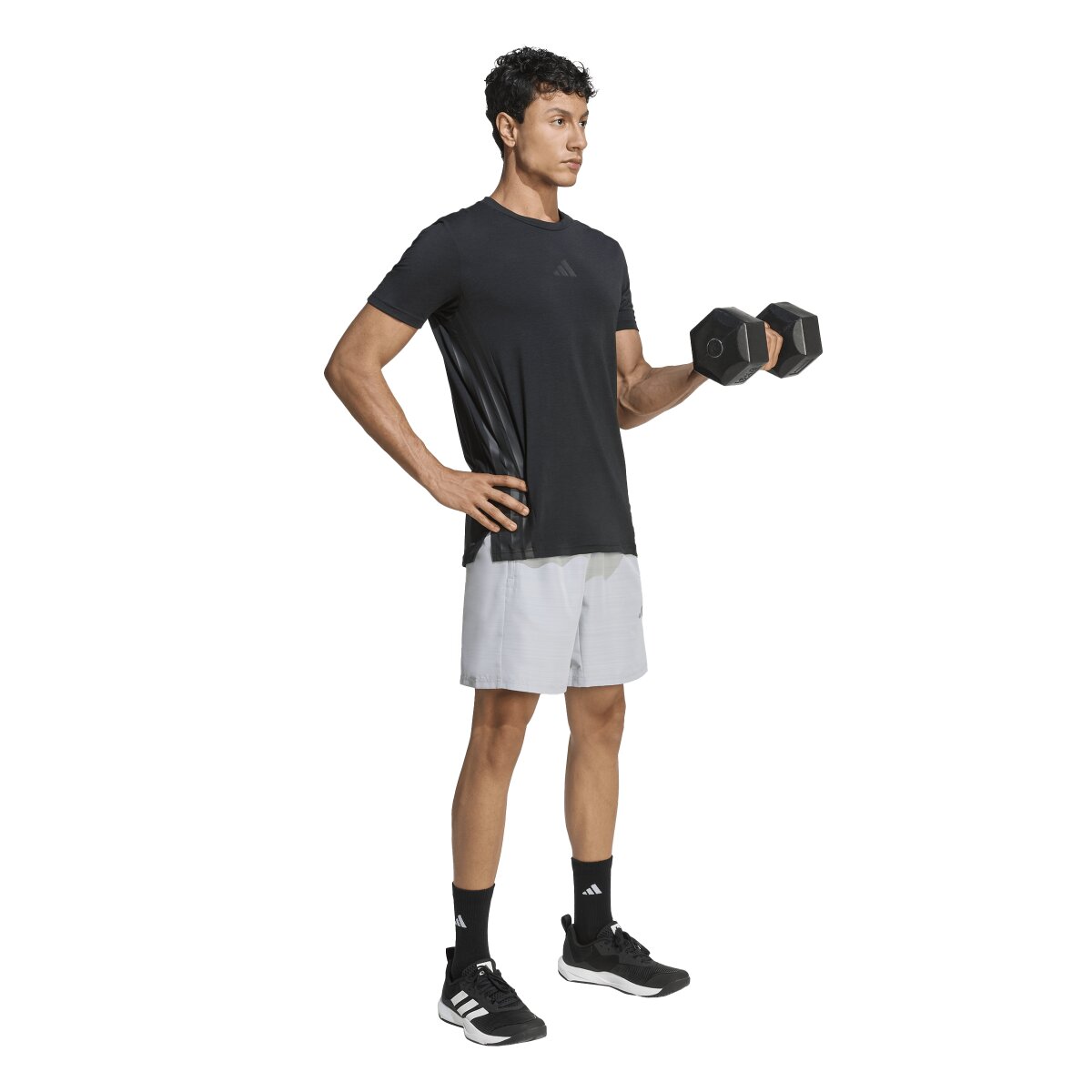 Calções de Homem Workout Essentials Cinzento-3