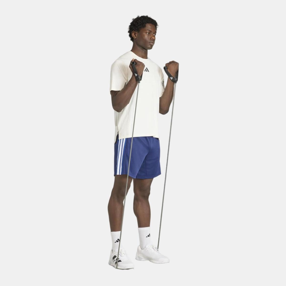 Calções de Homem Essentials All Set 3 Stripes Azul-3