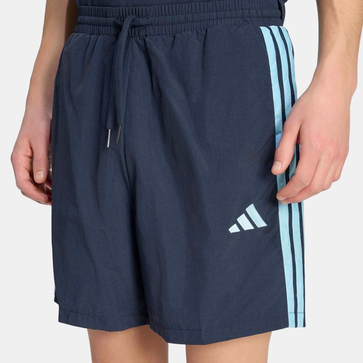 Calções de Homem 3 Stripes Chelsea Azul-marinho-4
