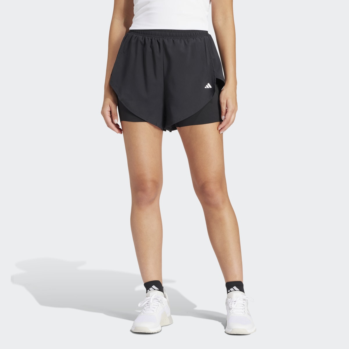 Calções de Mulher Designed for Training 2-in-1 Preto-1